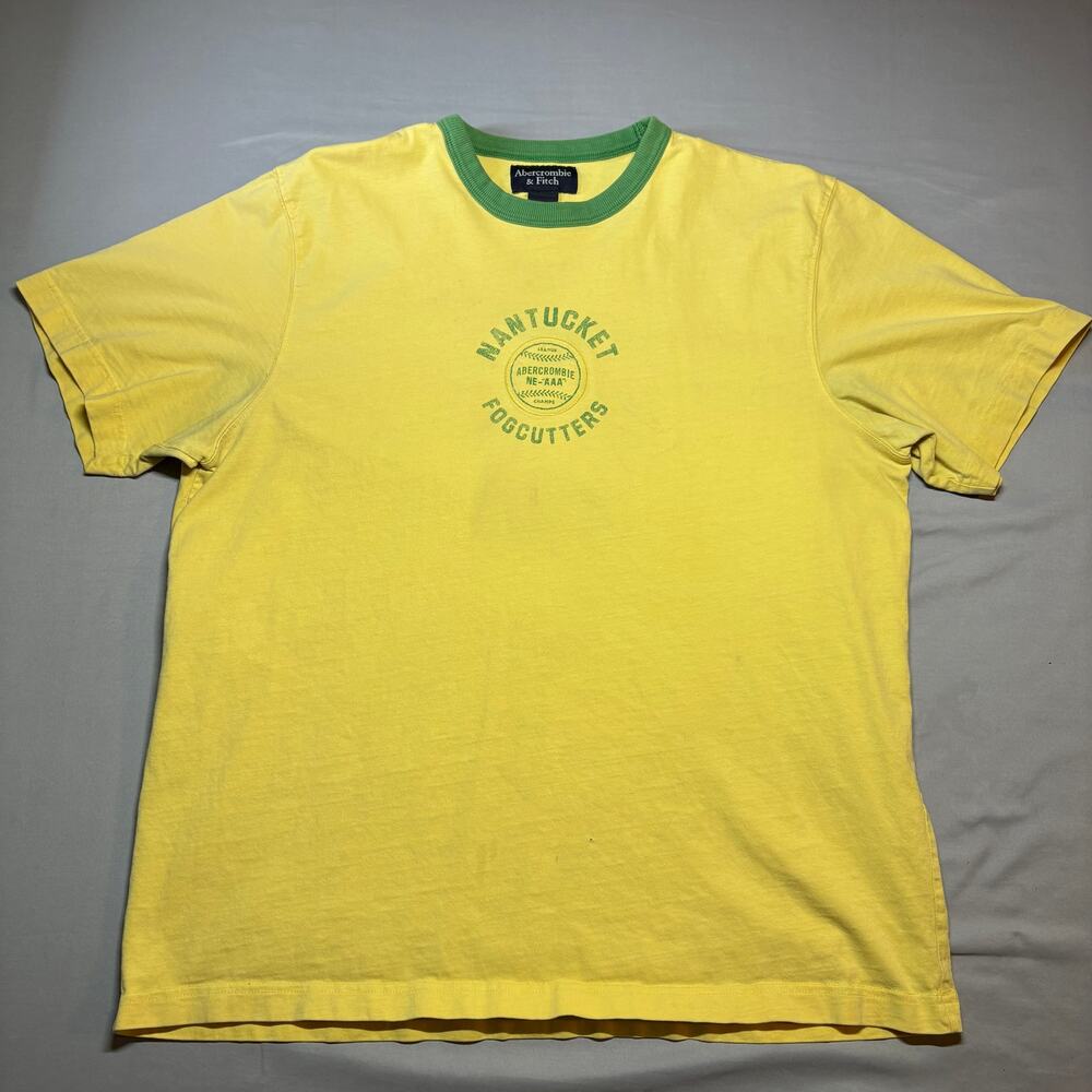 Vintage ambercrombie ringer graphic tee
